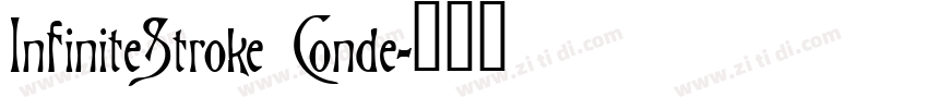 InfiniteStroke Conde字体转换